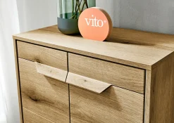 vito Schuhkommode schwarzbraun