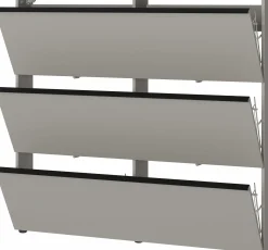 vito Schuhschrank grau