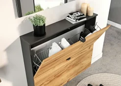 vito Schuhschrank graubraun