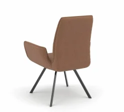 vito Stuhl weißgoldfarben