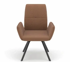 vito Stuhl weißgoldfarben