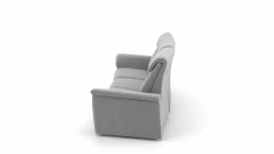 vito Trapezsofa silberfarben