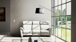 vito Trapezsofa silberfarben