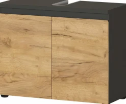 vito Waschbeckenunterschrank graubraun