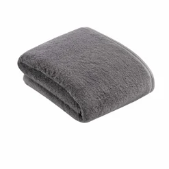 VOSSEN Badetuch Vegan Life grau