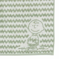 VOSSEN Duschtuch Charlie Brown grün