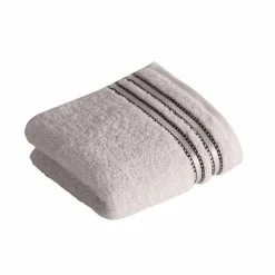 VOSSEN Gästetuch Cult de Luxe grau