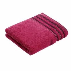 VOSSEN Gästetuch Cult de Luxe rot