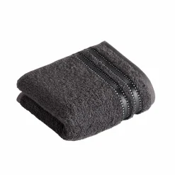 VOSSEN Gästetuch Cult de Luxe grau