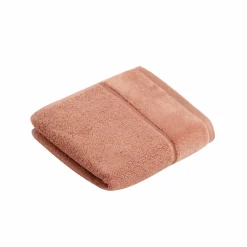 VOSSEN Gästetuch Pure braun