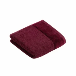 VOSSEN Gästetuch Pure rot