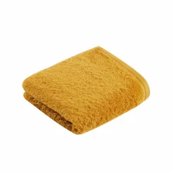 VOSSEN Gästetuch Vegan Life gelb