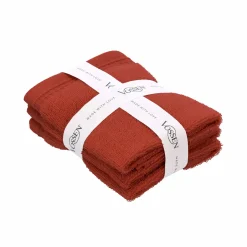 VOSSEN Gästetuchset-Set raw sugar braun