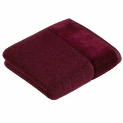 VOSSEN Handtuch Pure rot