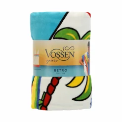 VOSSEN Strandtuch blau blau