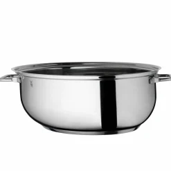 WMF Bräter mit Glasdeckel silberfarben