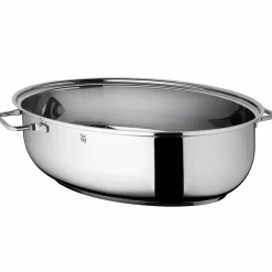 WMF Bräter mit Glasdeckel silberfarben