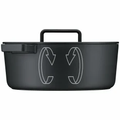 WMF Bräter oval33 x 26 cm schwarz