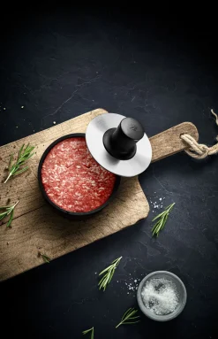 WMF Burgerpresse schwarzsilberfarben