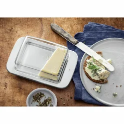 WMF Butterdose silberfarben