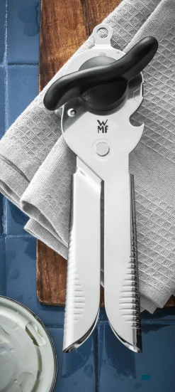 WMF Dosenöffner schwarzsilberfarben