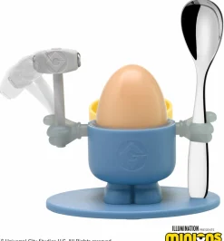 WMF Eierbecher mit Löffel blau