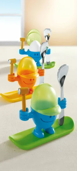 WMF Eierbecher mit Löffel blau