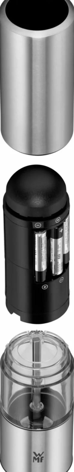 WMF Elektrische Salz-/Pfeffermühle silberfarben
