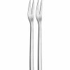 WMF 2er Serviergabel 20cm silberfarben