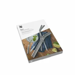 WMF 6er Trinkhalm 24cm silberfarben