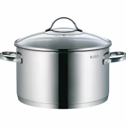 WMF Fleischtopf mit Deckel 24cm silberfarben