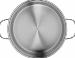 WMF Fleischtopf mit Deckel 24cm silberfarben