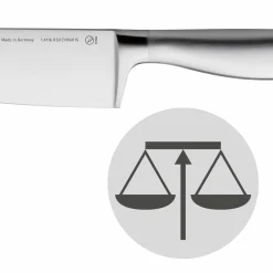 WMF Gemüsemesser 9cm silberfarben