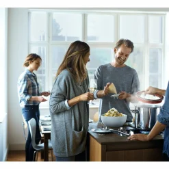 WMF Gemüsetopf m. Deckel 24cm silberfarben