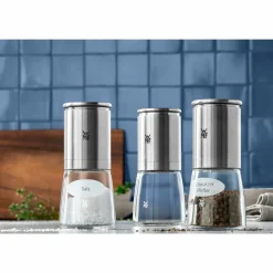 WMF Gewürzmühlenset 3tlg silberfarben