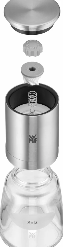 WMF Gewürzmühlenset 3tlg silberfarben
