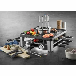 WMF Gourmet Station 3-in-1 schwarzsilberfarben