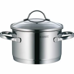 WMF Kochtopf mit Deckel 16cm silberfarben