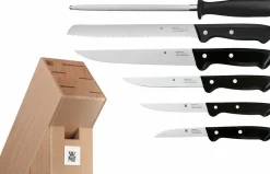 WMF Messerblock bestückt 7tlg schwarz