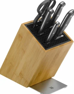 WMF Messerblock 6tlg braunsilberfarbenschwarz