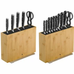 WMF Messerblock unbestückt braunsilberfarbenschwarz