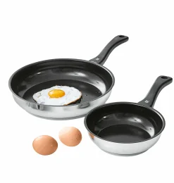 WMF Pfannenset 2tlg. silberfarben