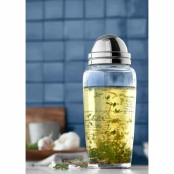 WMF Salat-Dressing-Shaker 400ml silberfarben