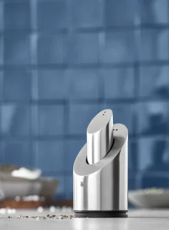 WMF Salz-/ Pfefferstreuer-Set 2tlg silberfarben