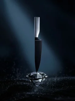 WMF Sanokumesser 18,5cm schwarzsilberfarben