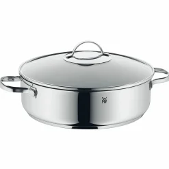 WMF Schmorpfanne m. Deckel 28cm silberfarben