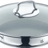 WMF Servierpfanne m. Deckel 26cm silberfarben