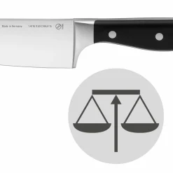 WMF Steakmesser 12cm schwarzsilberfarben