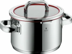 WMF Topfset 5tlg silberfarbenrot