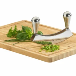 WMF Wiegemesser 2-schneidig 18cm silberfarben